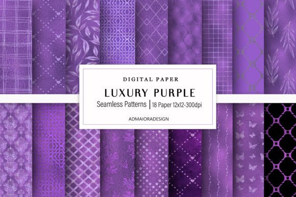 Download Luxury Purple Digital Paper - Paper Collection
