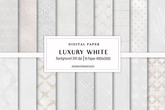 Download Luxury White Digital Paper - Paper Collection
